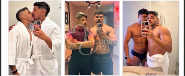 Foto de Thiago e Gael